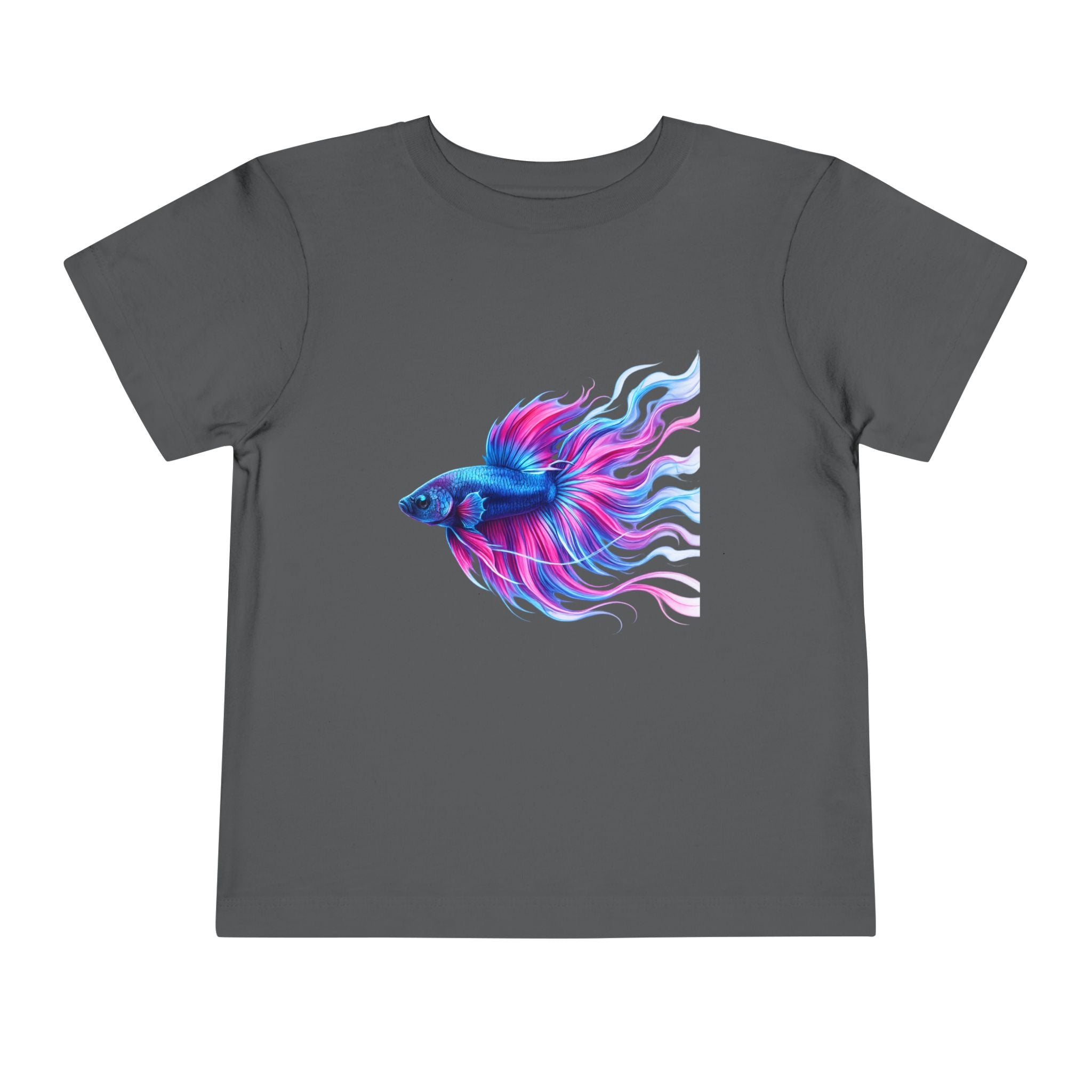 Toddler Tee — Colorful Betta Fish Graphic Kids Shirt