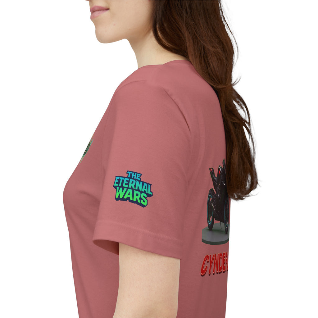 The Eternal Wars Motorcycle Tee — Cynder V Sportbike Graphic Shirt