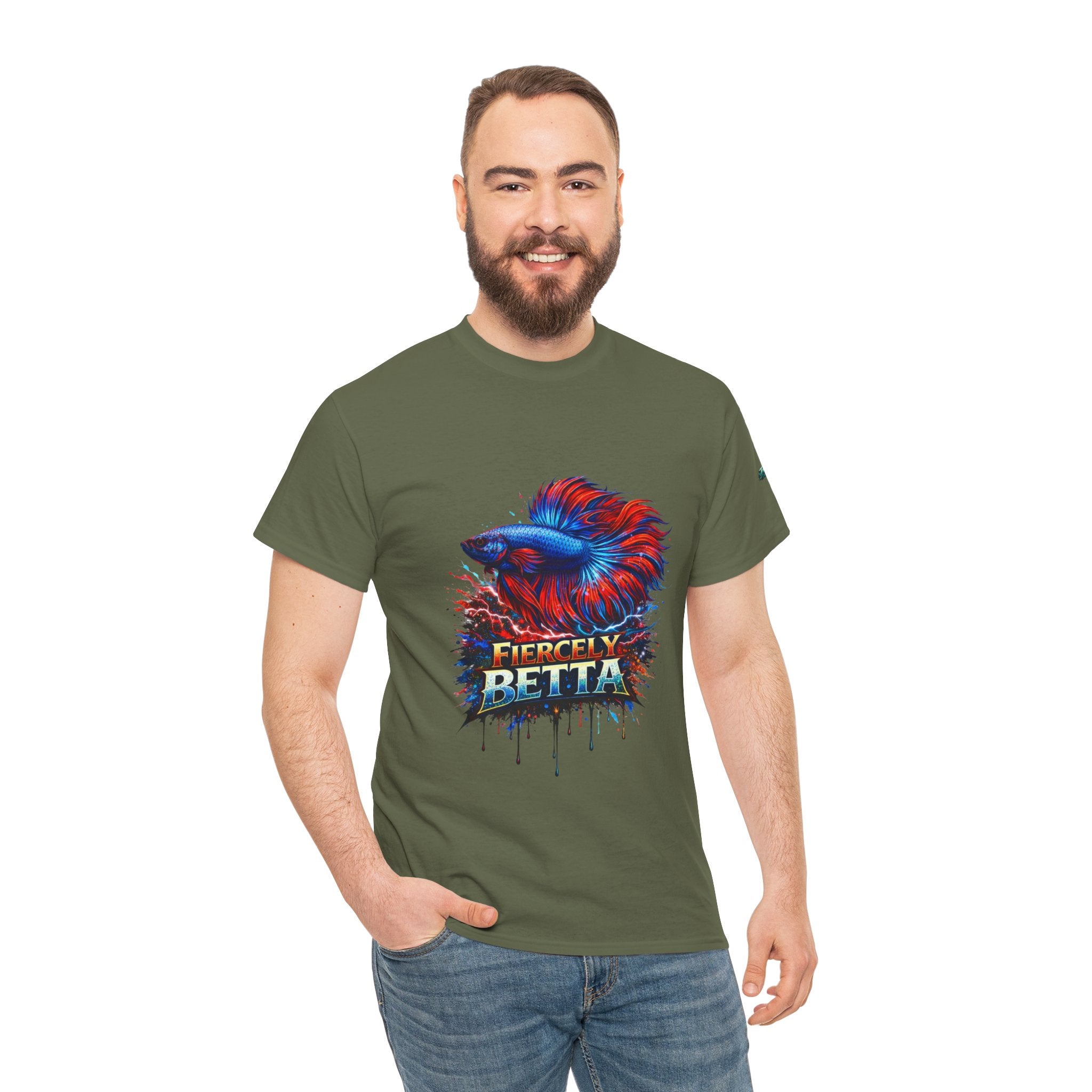 Betta Fish T-Shirt — Fiercely Betta Colorful Aquarium Fish Tee
