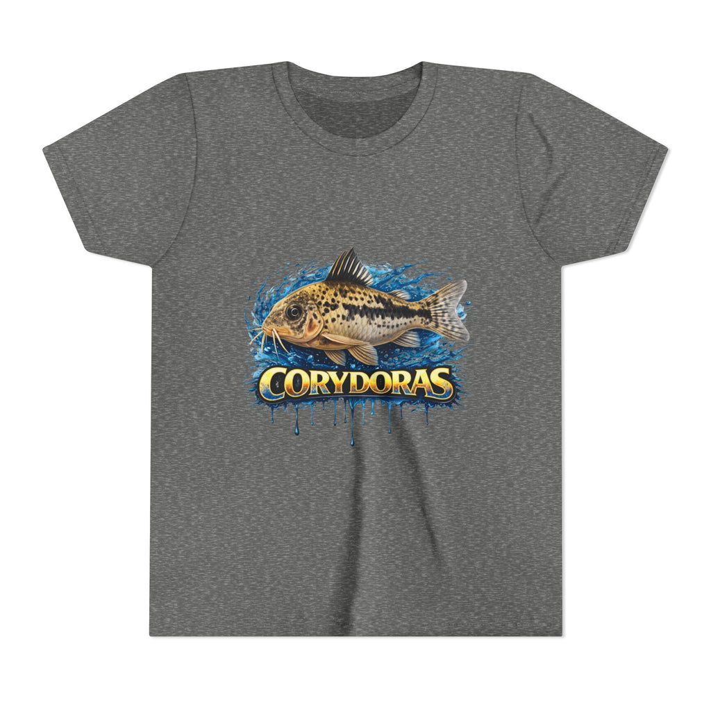 Corydoras Fish Youth Tee – Cute Aquarium Catfish Graphic Shirt