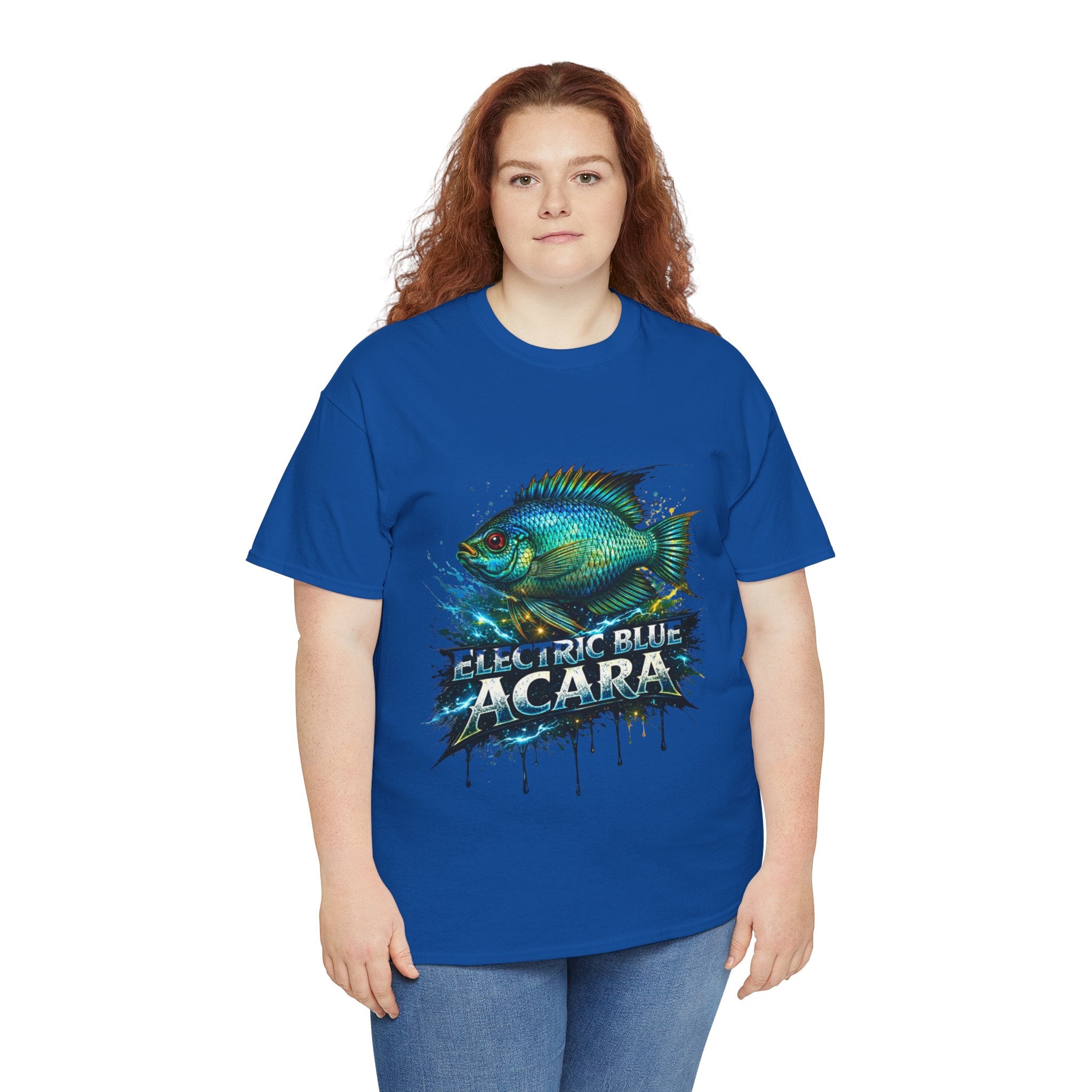 Electric Blue Acara – Premium Graphic Tee