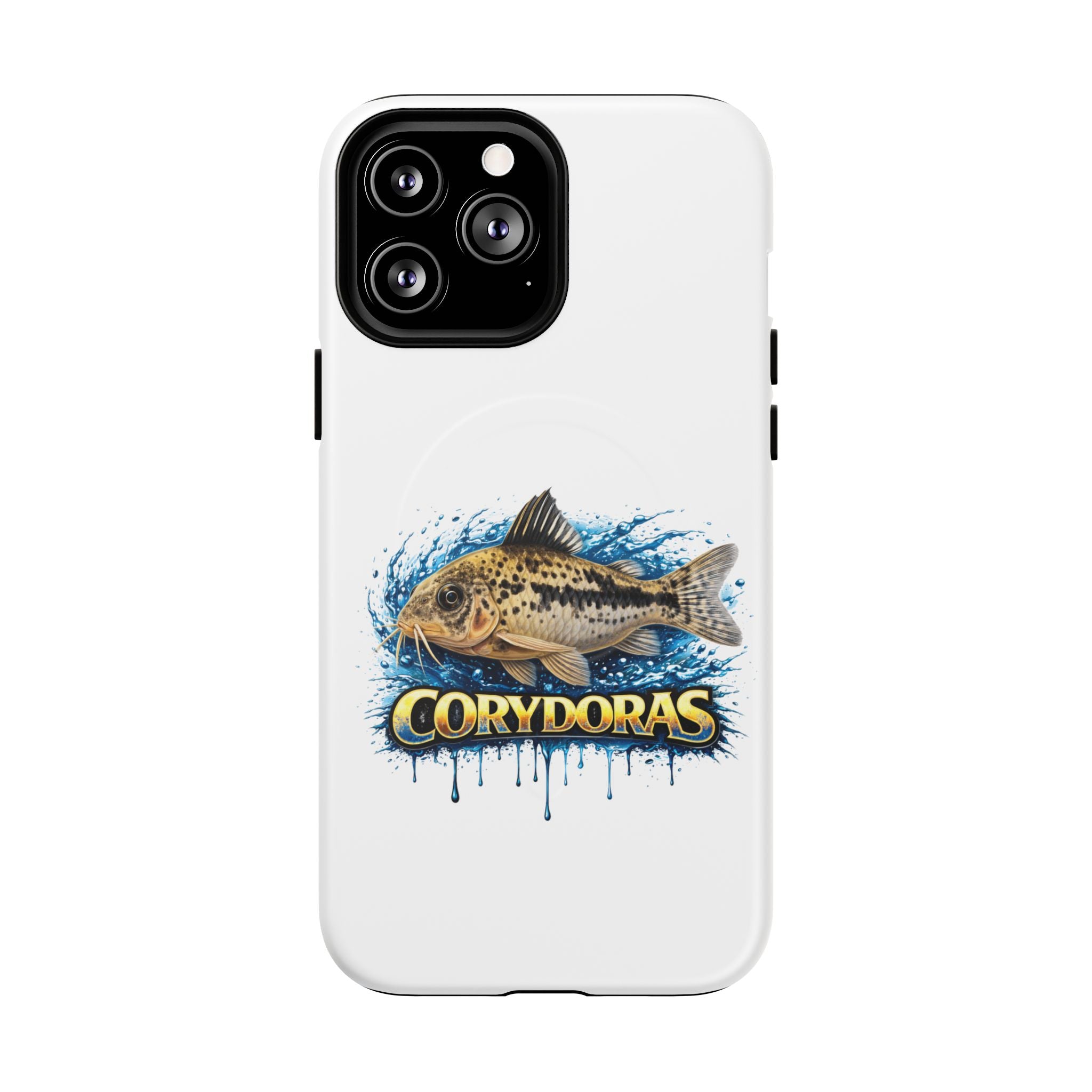 Corydoras Tough Magnetic Phone Case — Protective Fish Aquarium Design