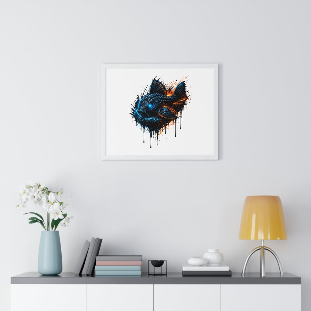 Armored Pleco L-185– Premium Wood-Framed Poster