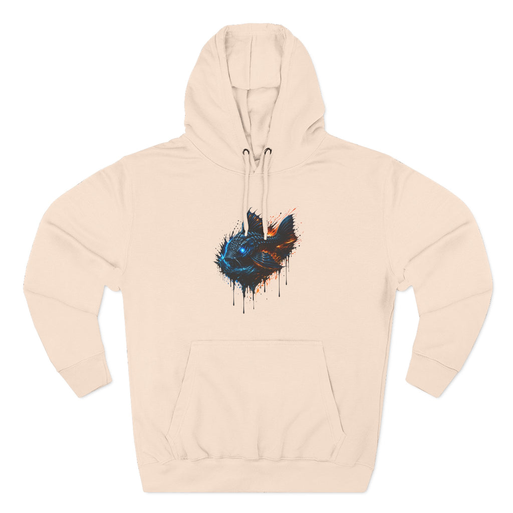 Armored Pleco L-185 – Premium Fleece Hooded Sweatshirt