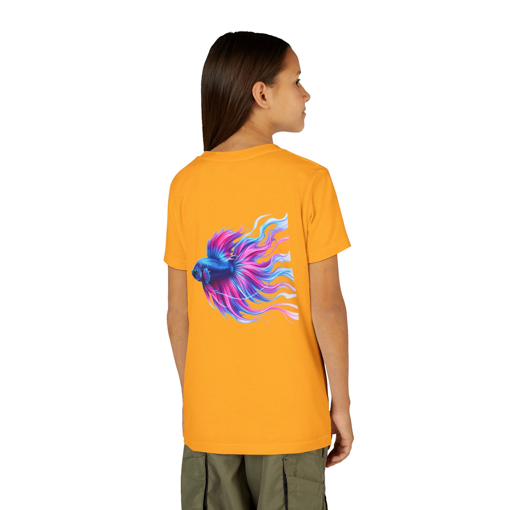 Youth Tee - Colorful Betta Fish Graphic Shirt