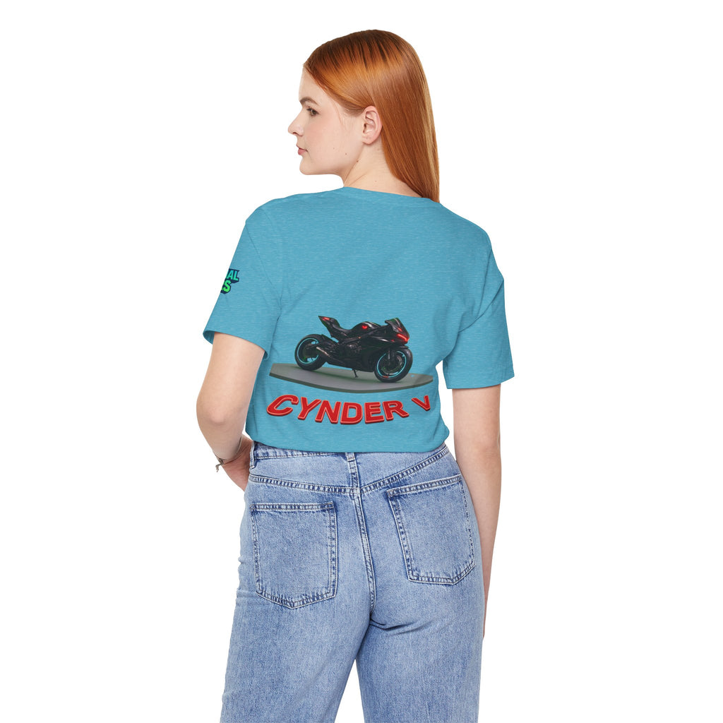 The Eternal Wars Motorcycle Tee — Cynder V Sportbike Graphic Shirt