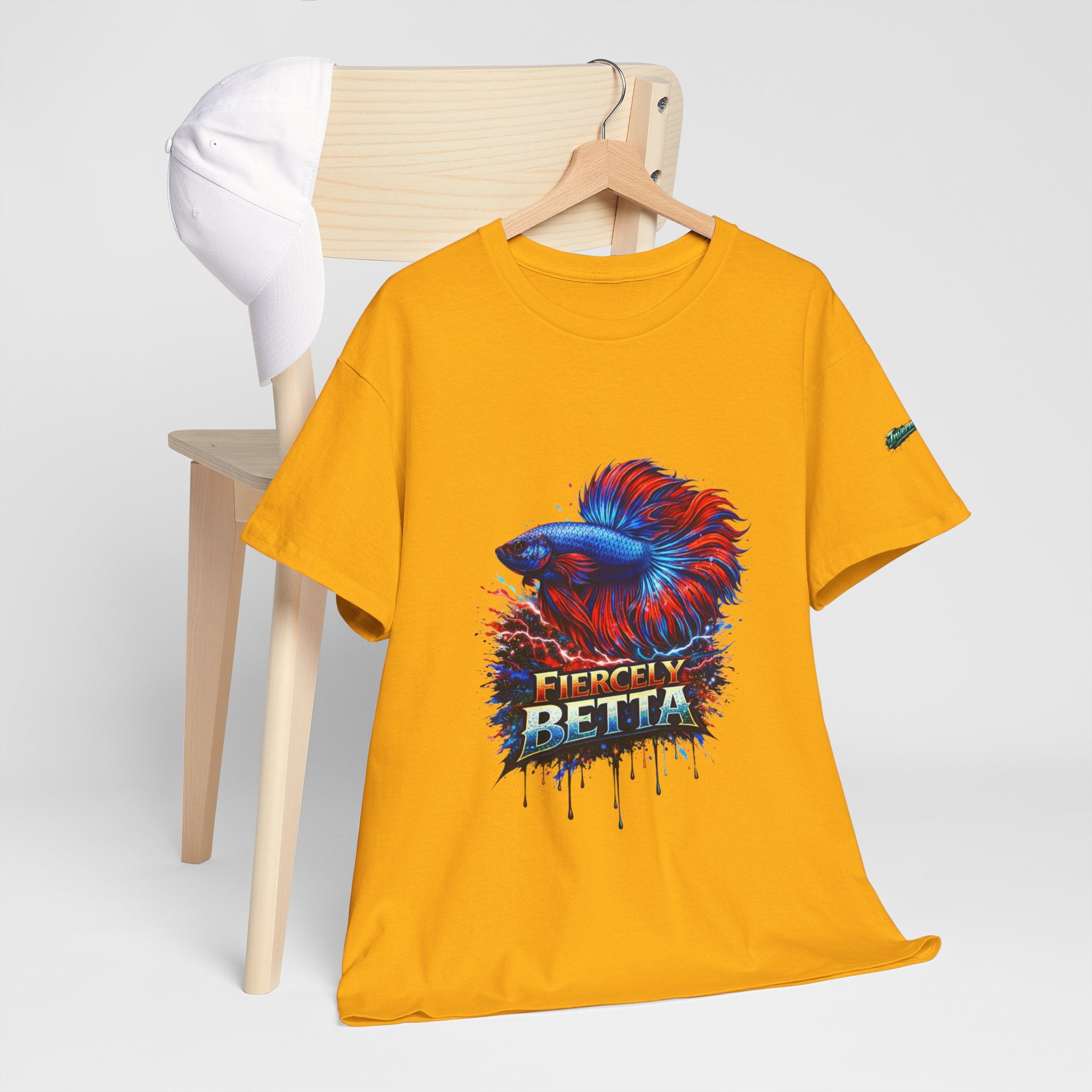 Betta Fish T-Shirt — Fiercely Betta Colorful Aquarium Fish Tee