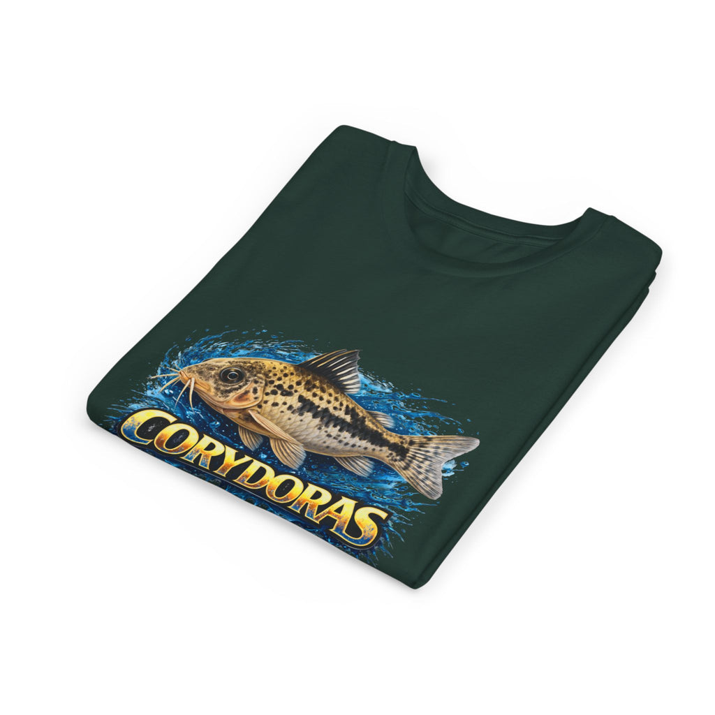 Corydoras Fish Youth Tee – Cute Aquarium Catfish Graphic Shirt