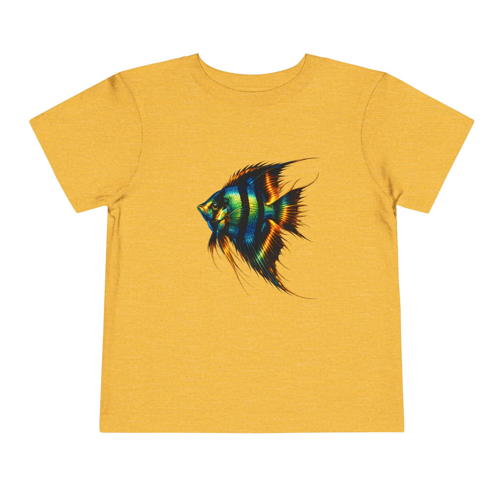Toddler Tee - Colorful Aquarium Angelfish Graphic Shirt