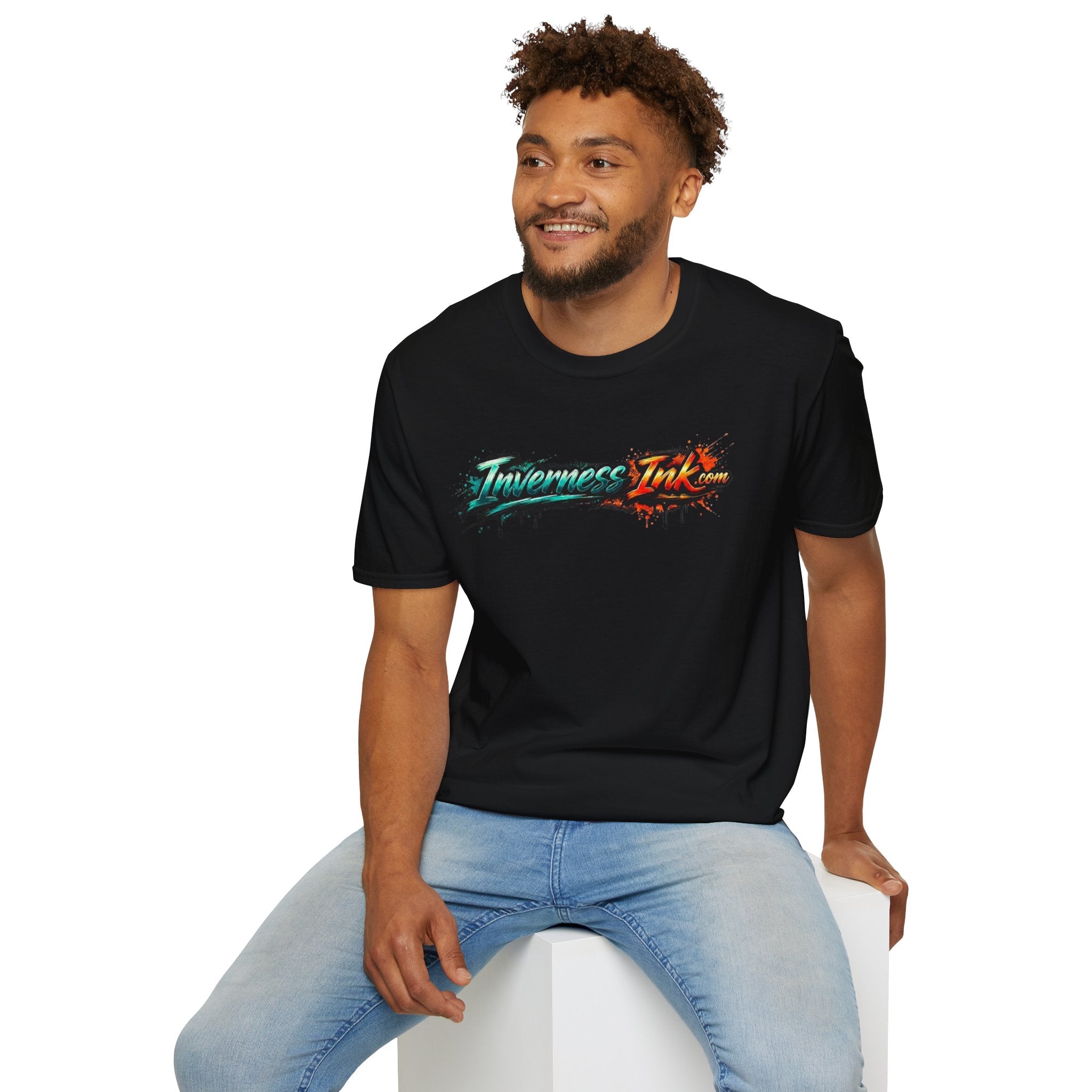 Electric Discus Fish T-Shirt - King of the Aquarium Lightning Art