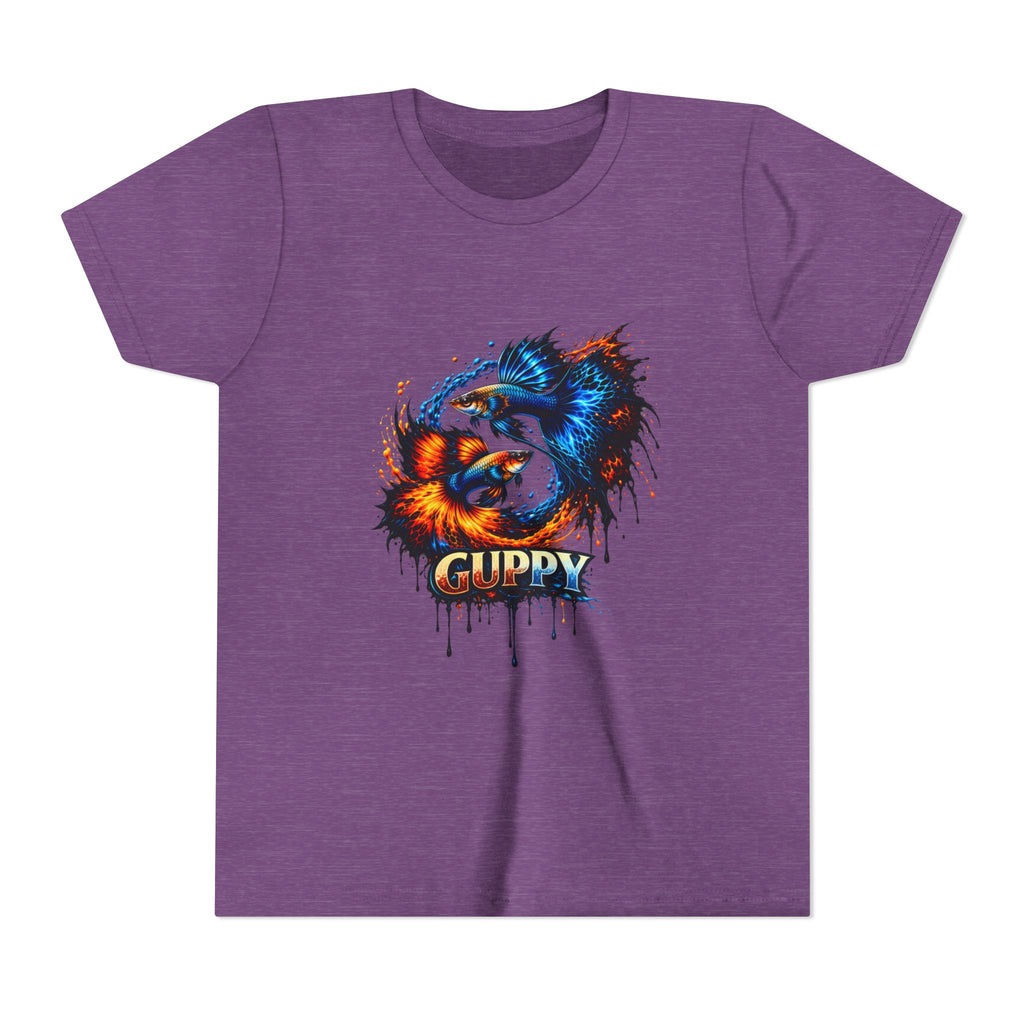 Fire & Ice Guppy – Youth "Neon Flare" Premium Tee