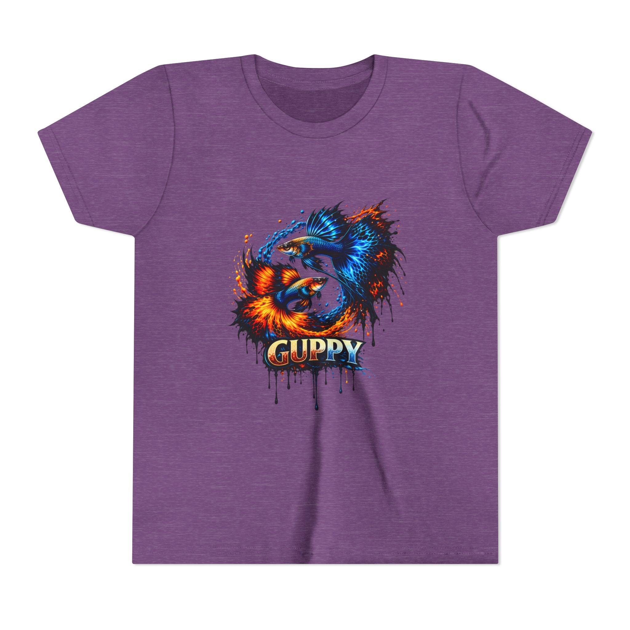 Fire & Ice Guppy – Youth "Neon Flare" Premium Tee