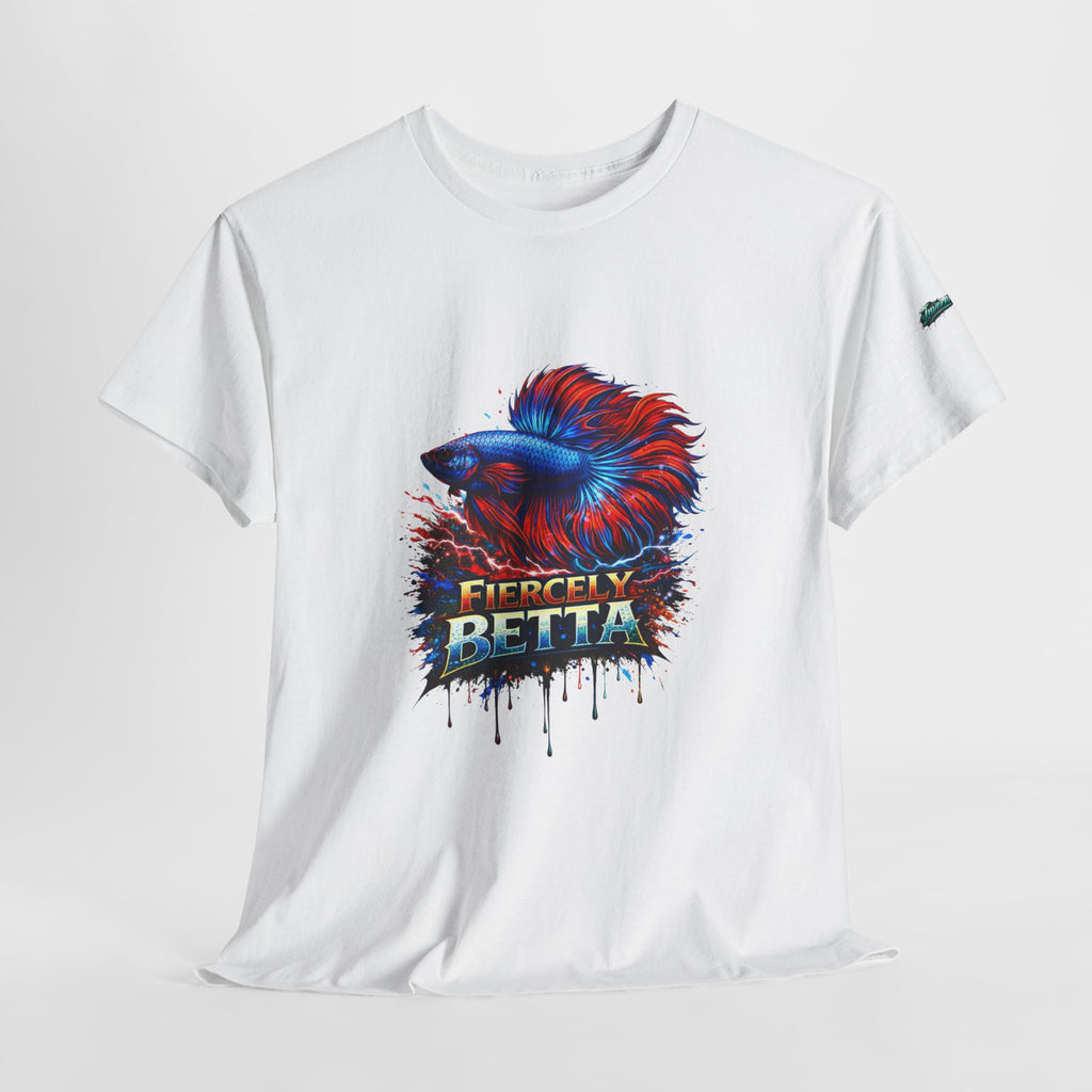 Betta Fish T-Shirt — Fiercely Betta Colorful Aquarium Fish Tee