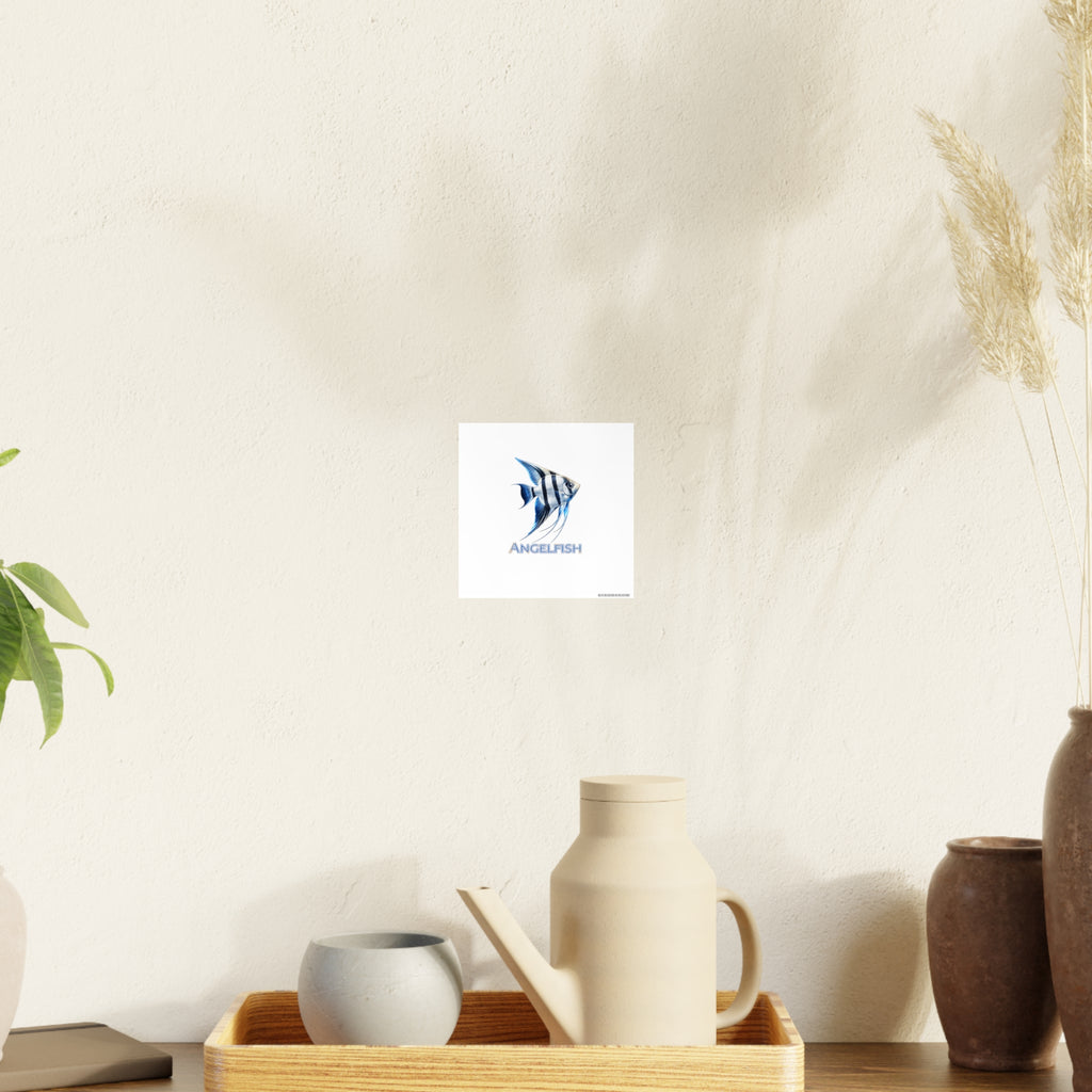 Angelfish – Premium Satin Photo Art Poster