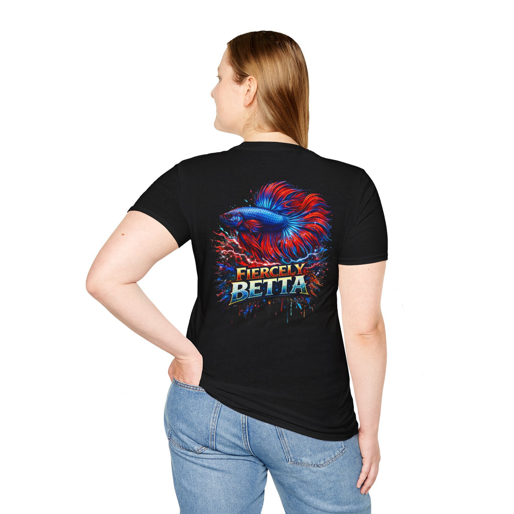 Fiercely Betta T-Shirt — Colorful Betta Fish Graphic Tee