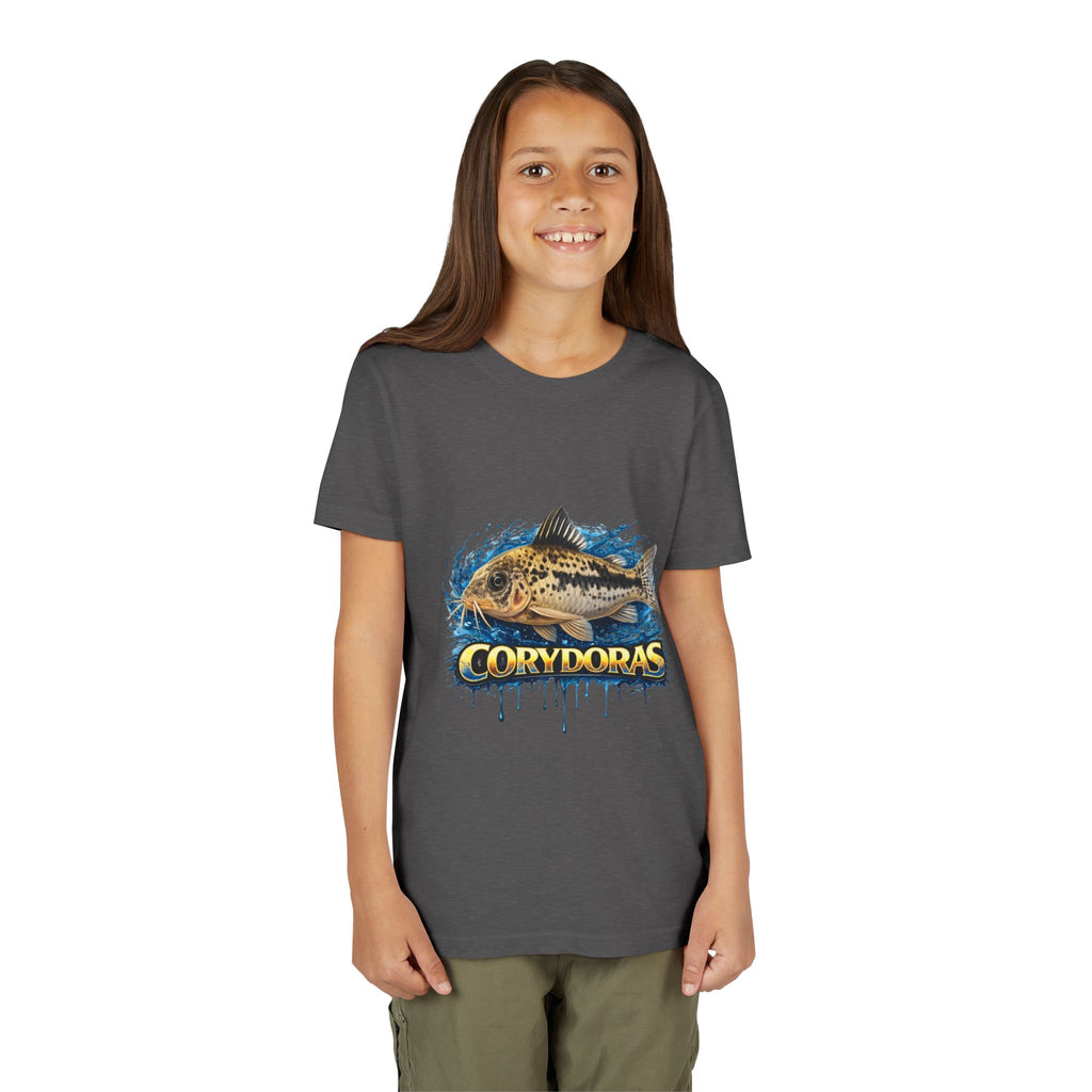 Corydoras Fish Youth Tee – Cute Aquarium Catfish Graphic Shirt