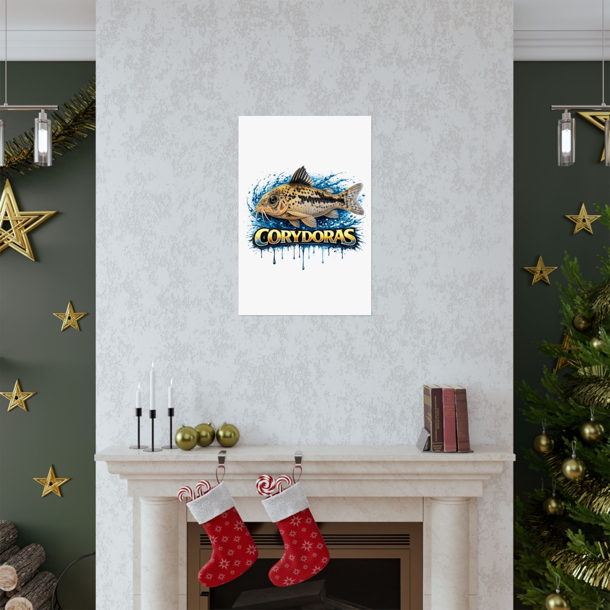 Corydoras Fish Matte Poster — Aquarium Lover Wall Art