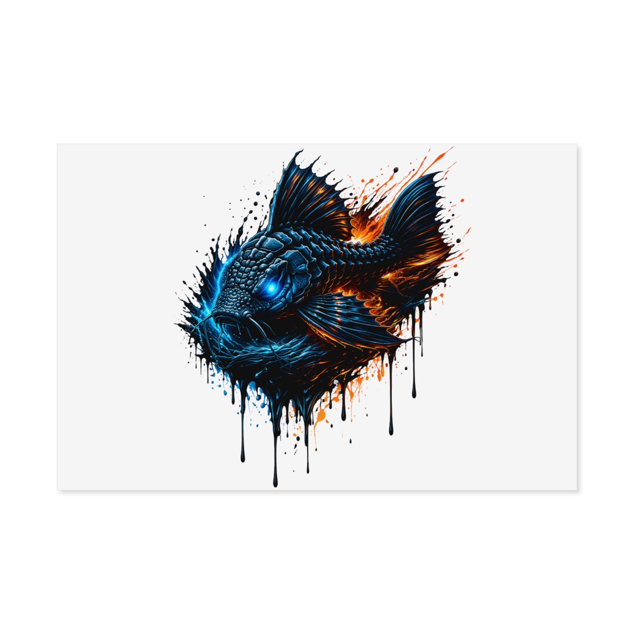 Armored Pleco – Premium Uncoated Matte Poster L-185