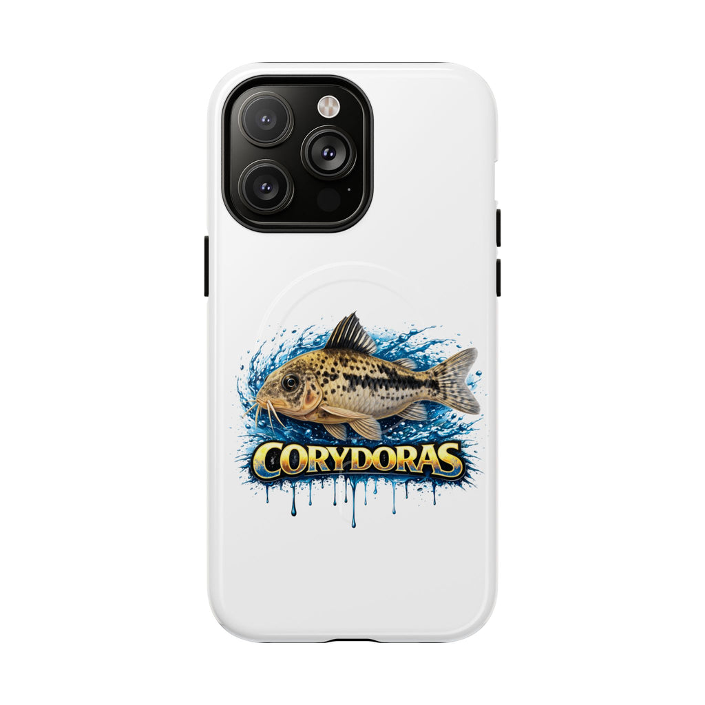 Corydoras Tough Magnetic Phone Case — Protective Fish Aquarium Design