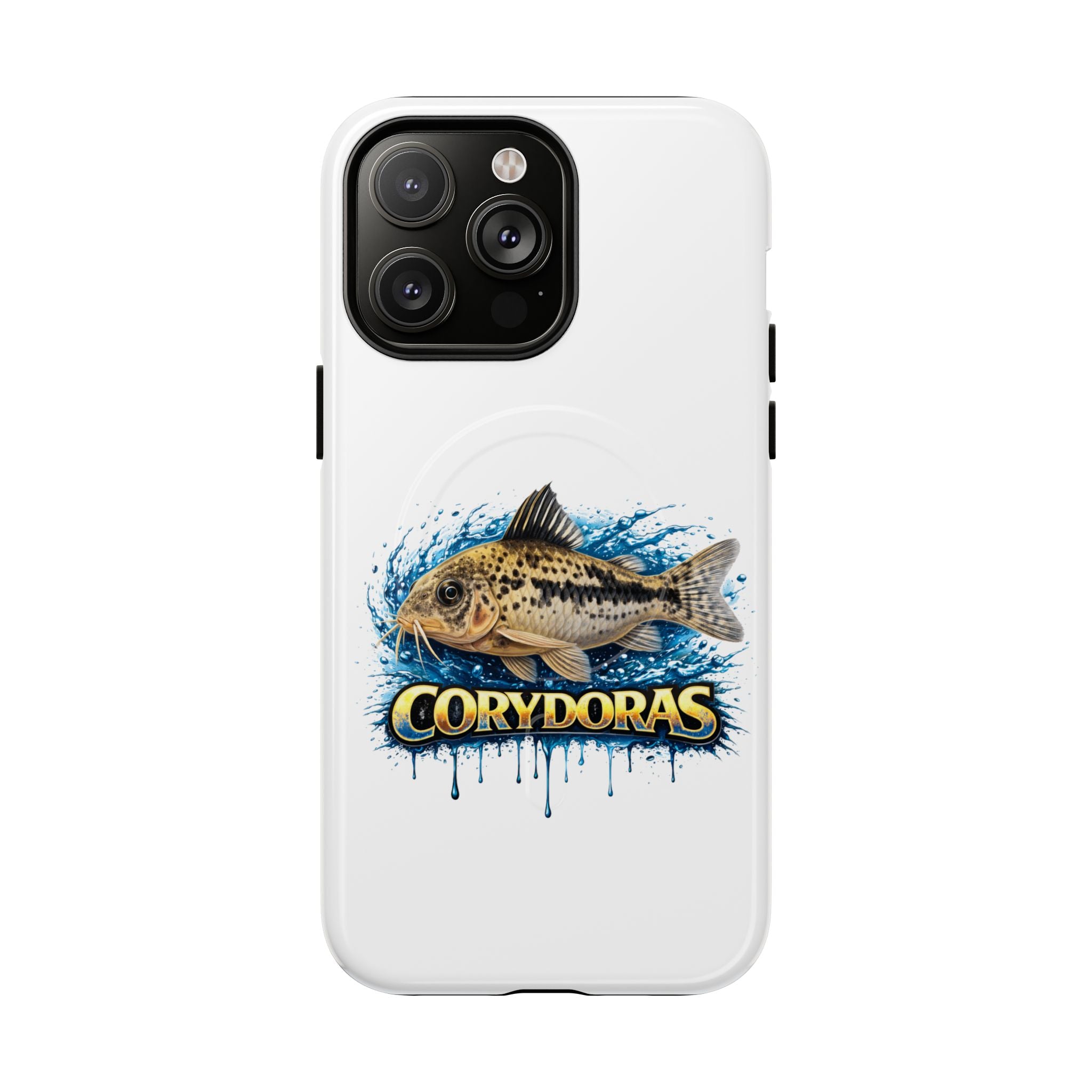 Corydoras Tough Magnetic Phone Case — Protective Fish Aquarium Design