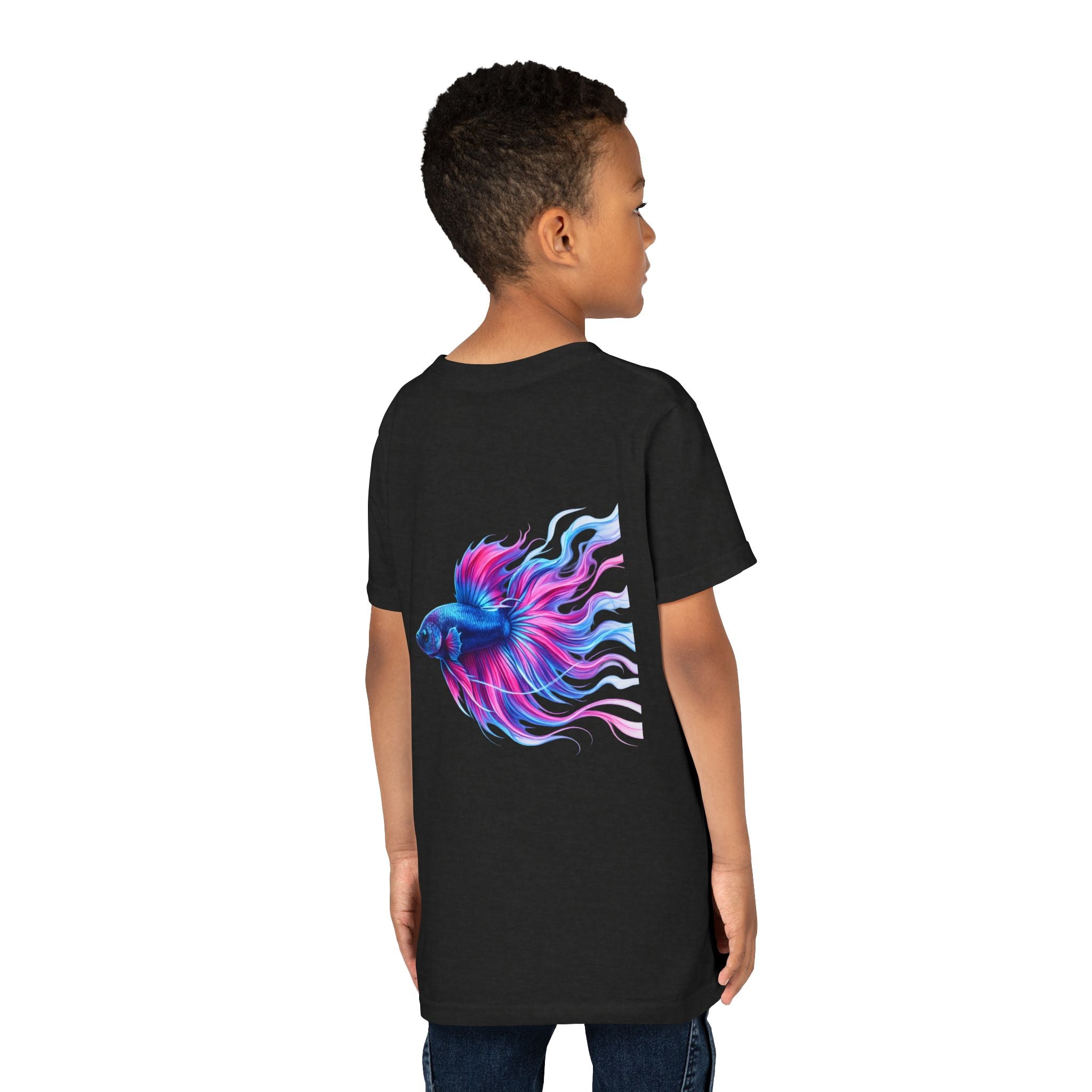 Youth Tee - Colorful Betta Fish Graphic Shirt