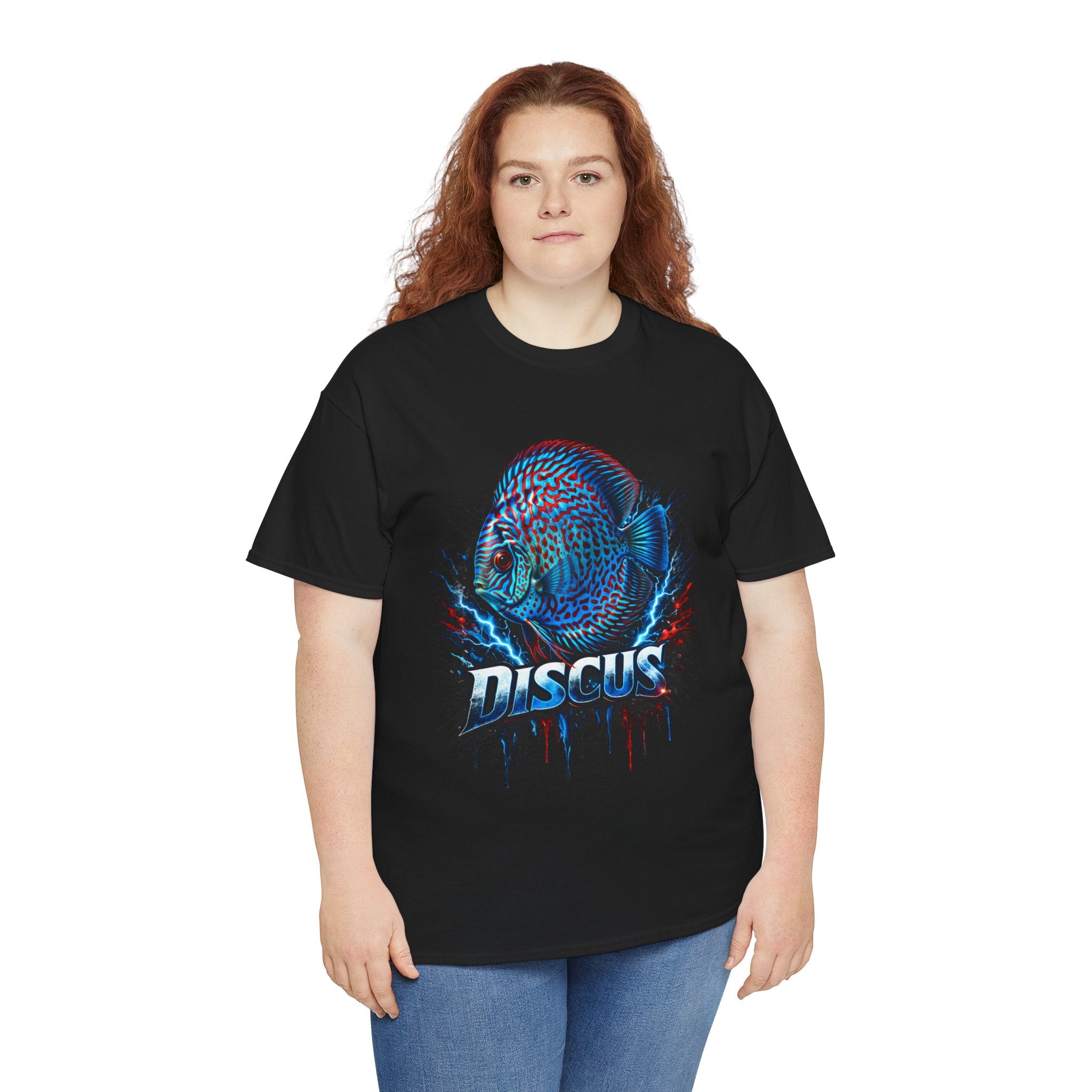 Discus Fish Graphic Tee - Vibrant Aquarium Fish Shirt
