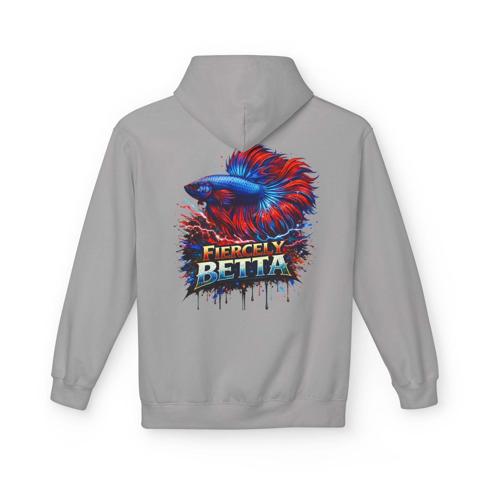 Fiercely Betta Hoodie – Colorful Betta Fish Graphic Pullover