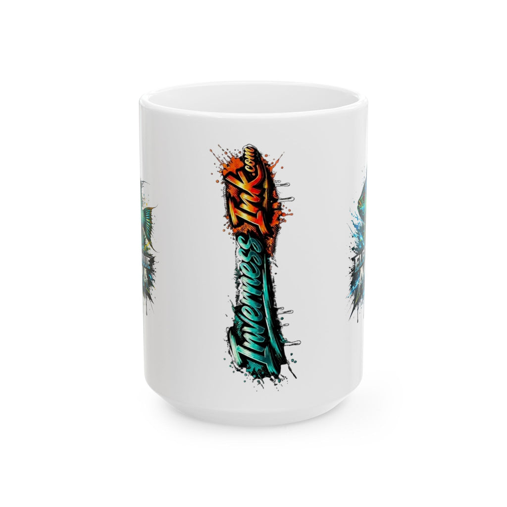 Electric Blue Acara – Premium Ceramic Mug (11oz, 15oz)