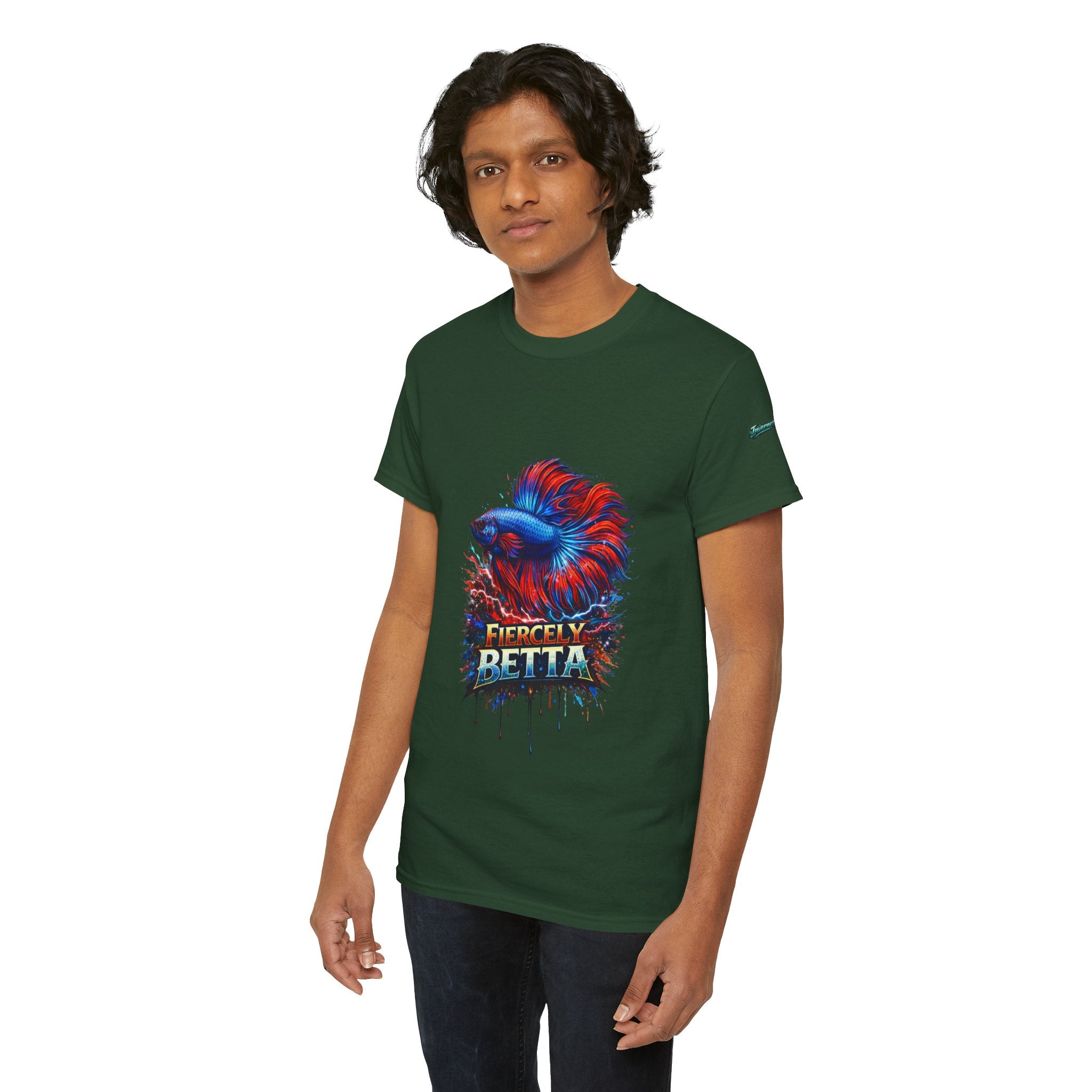 Betta Fish T-Shirt — Fiercely Betta Colorful Aquarium Fish Tee