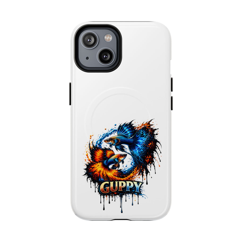 Fire & Ice Guppy – "Neon Flare" Magnetic Impact Case
