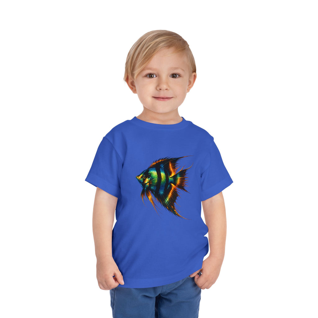 Toddler Tee - Colorful Aquarium Angelfish Graphic Shirt