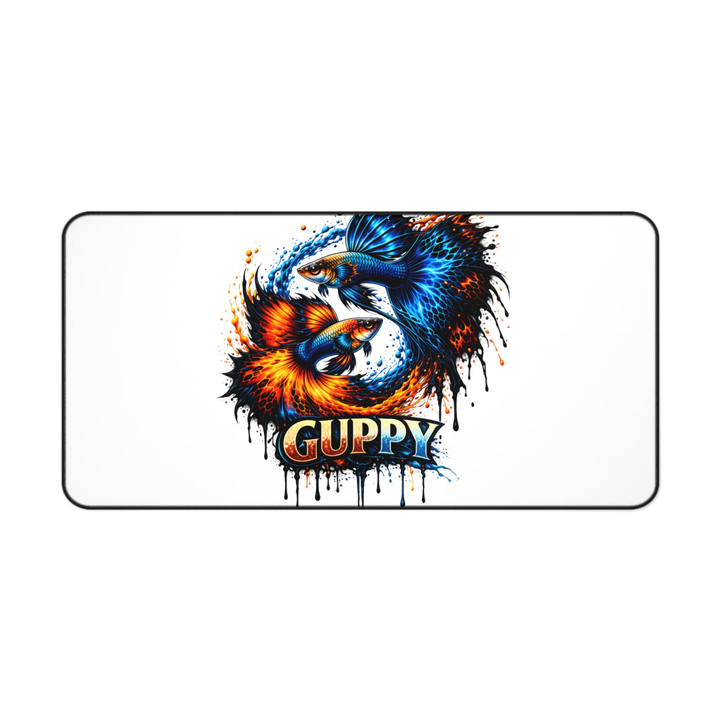 Fire & Ice Guppy – Premium "Infinite Flow" Desk Mat