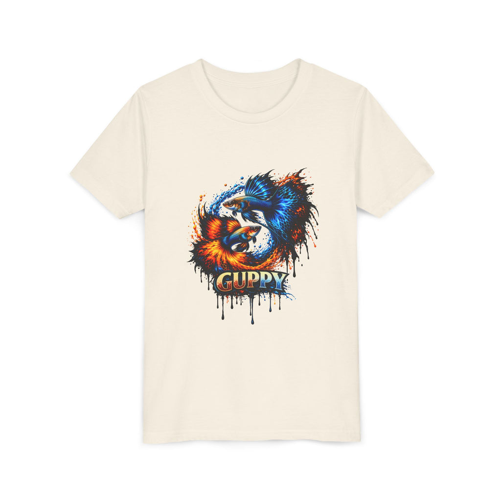 Fire & Ice Guppy – Youth "Neon Flare" Premium Tee