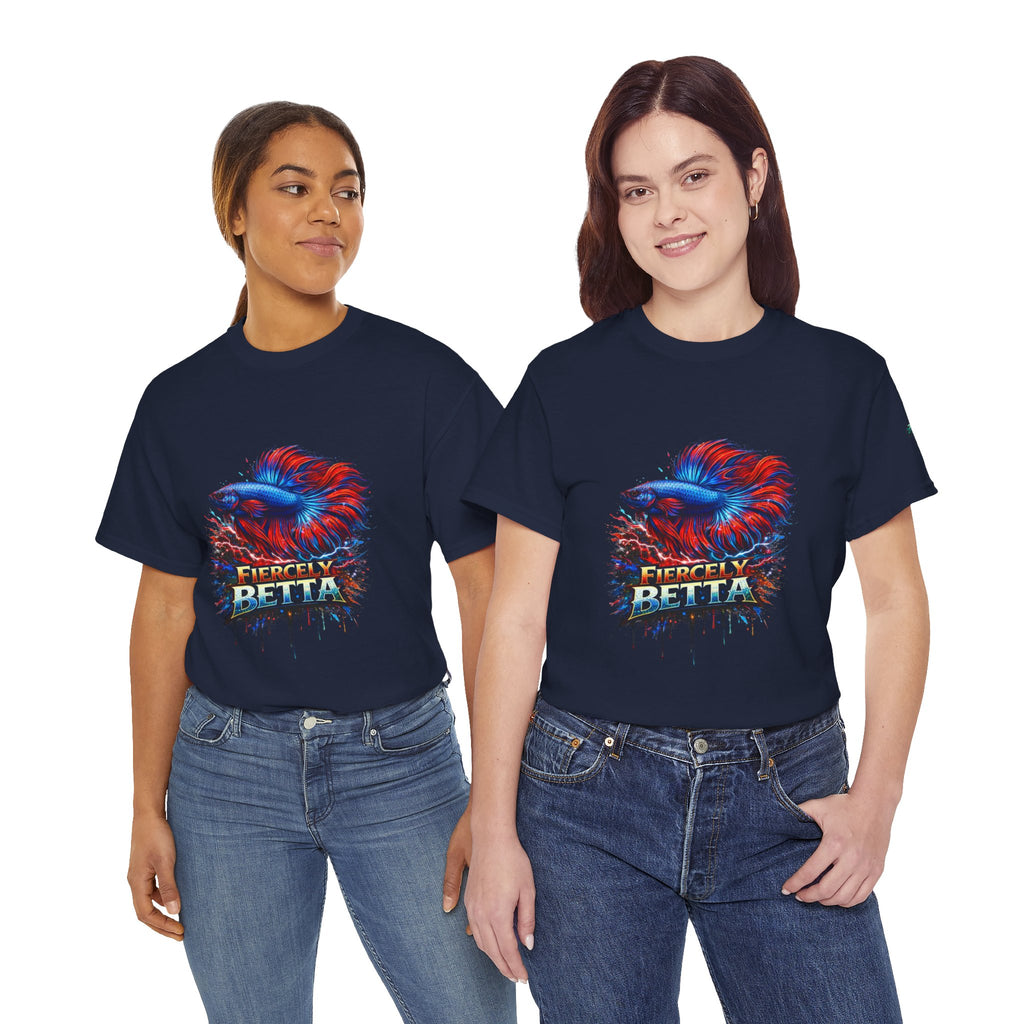 Betta Fish T-Shirt — Fiercely Betta Colorful Aquarium Fish Tee