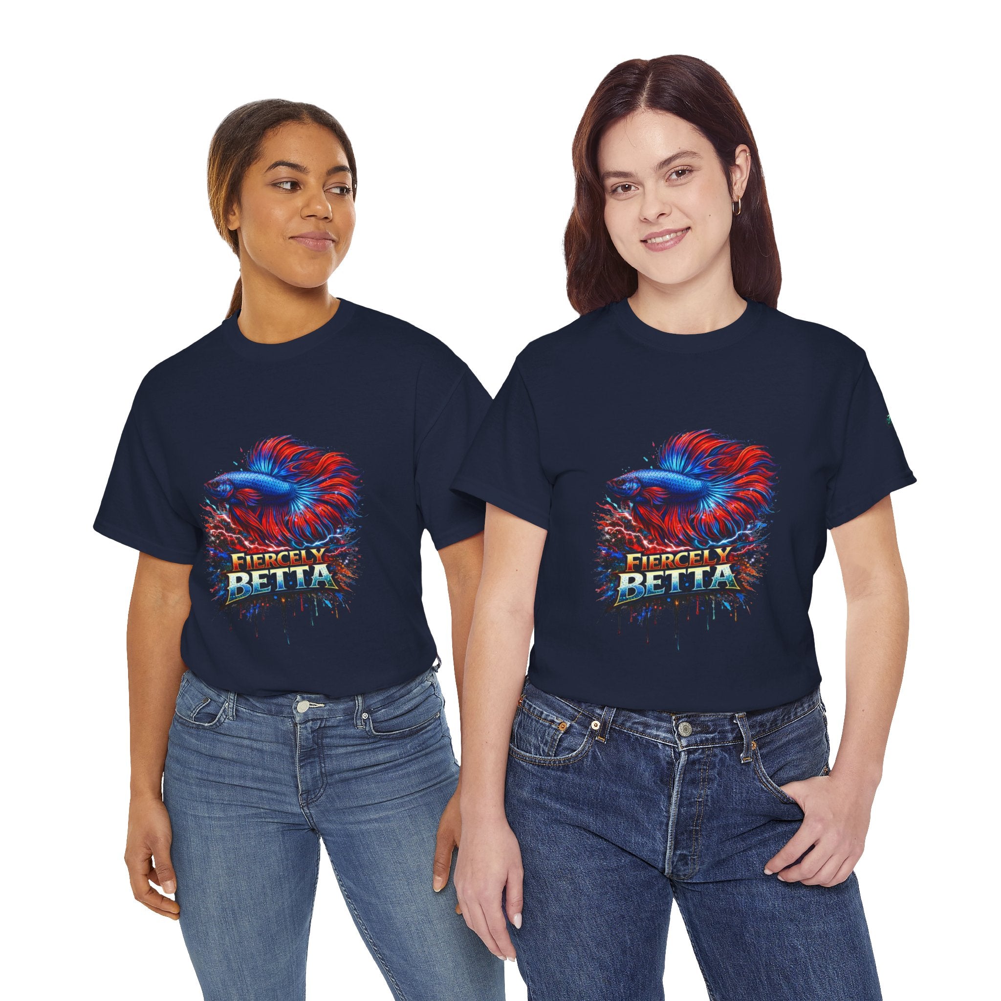 Betta Fish T-Shirt — Fiercely Betta Colorful Aquarium Fish Tee