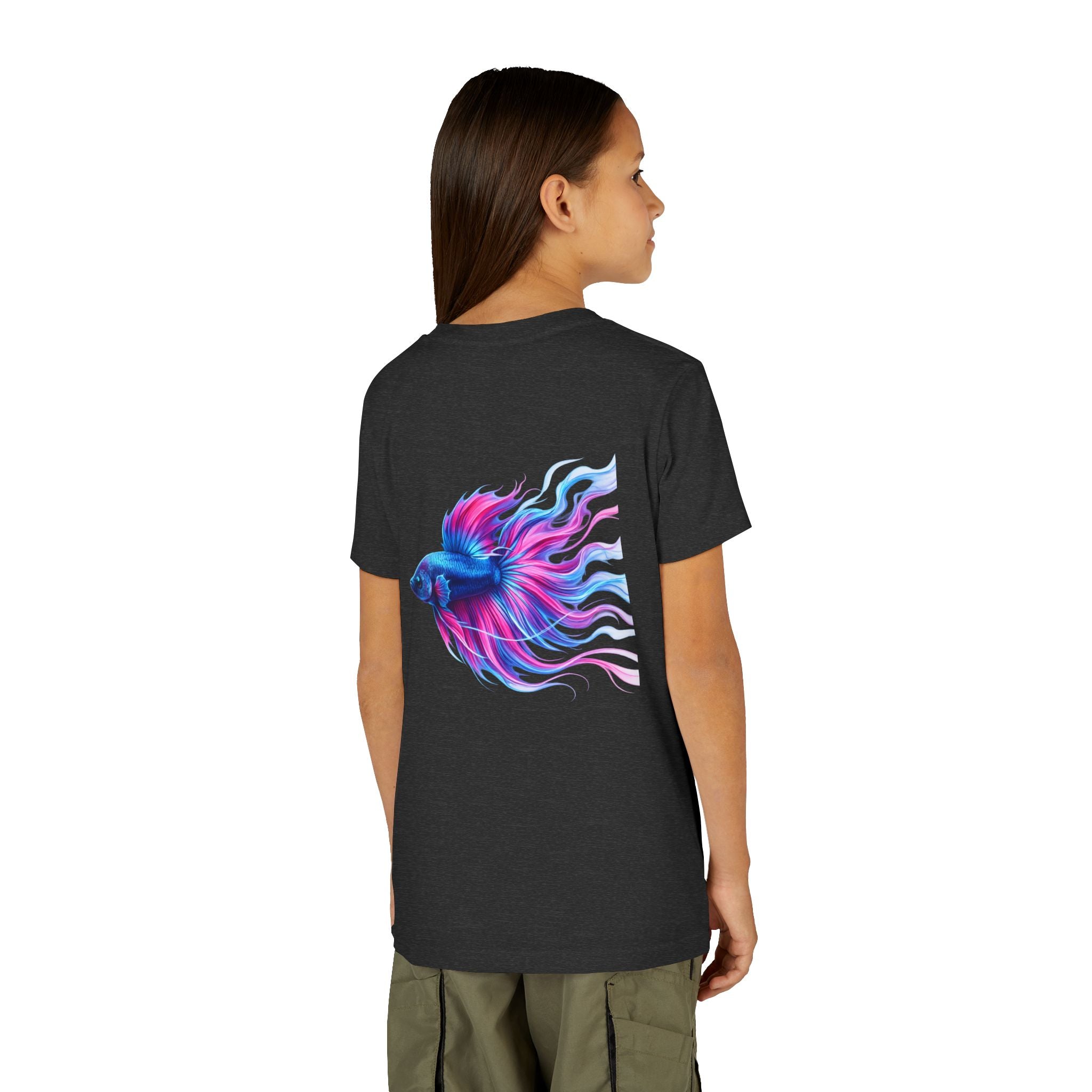Youth Tee - Colorful Betta Fish Graphic Shirt