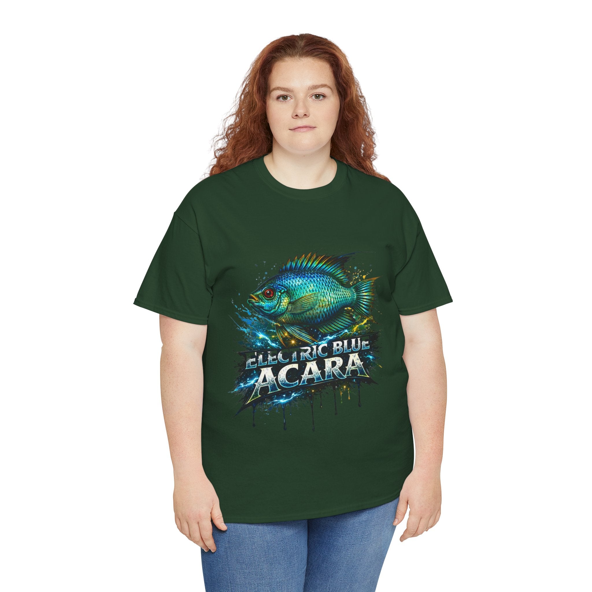 Electric Blue Acara – Premium Graphic Tee