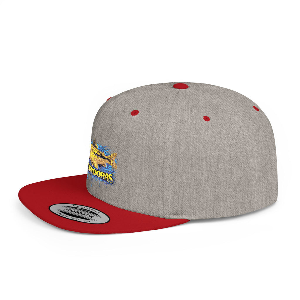 Corydoras Catfish Splash Flat Bill Snapback Hat