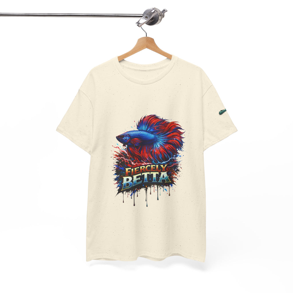 Betta Fish T-Shirt — Fiercely Betta Colorful Aquarium Fish Tee