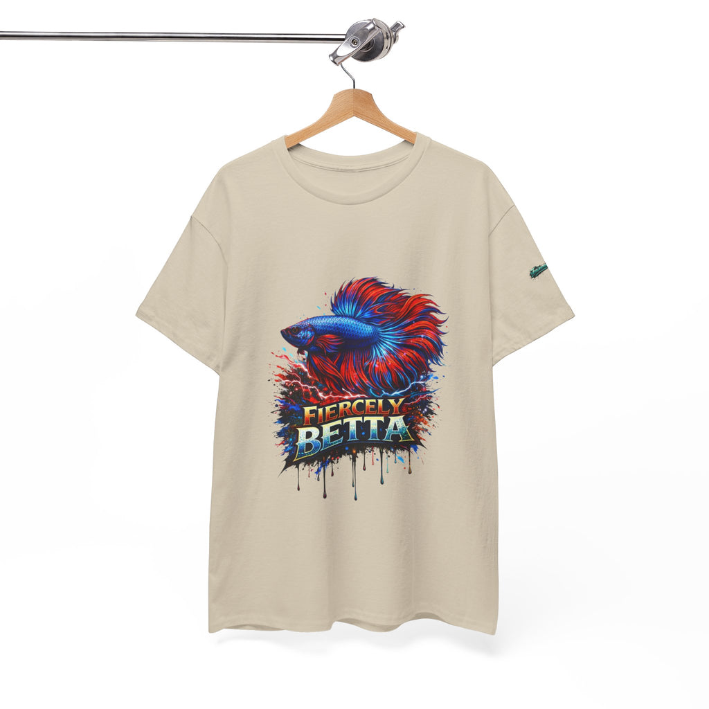 Betta Fish T-Shirt — Fiercely Betta Colorful Aquarium Fish Tee