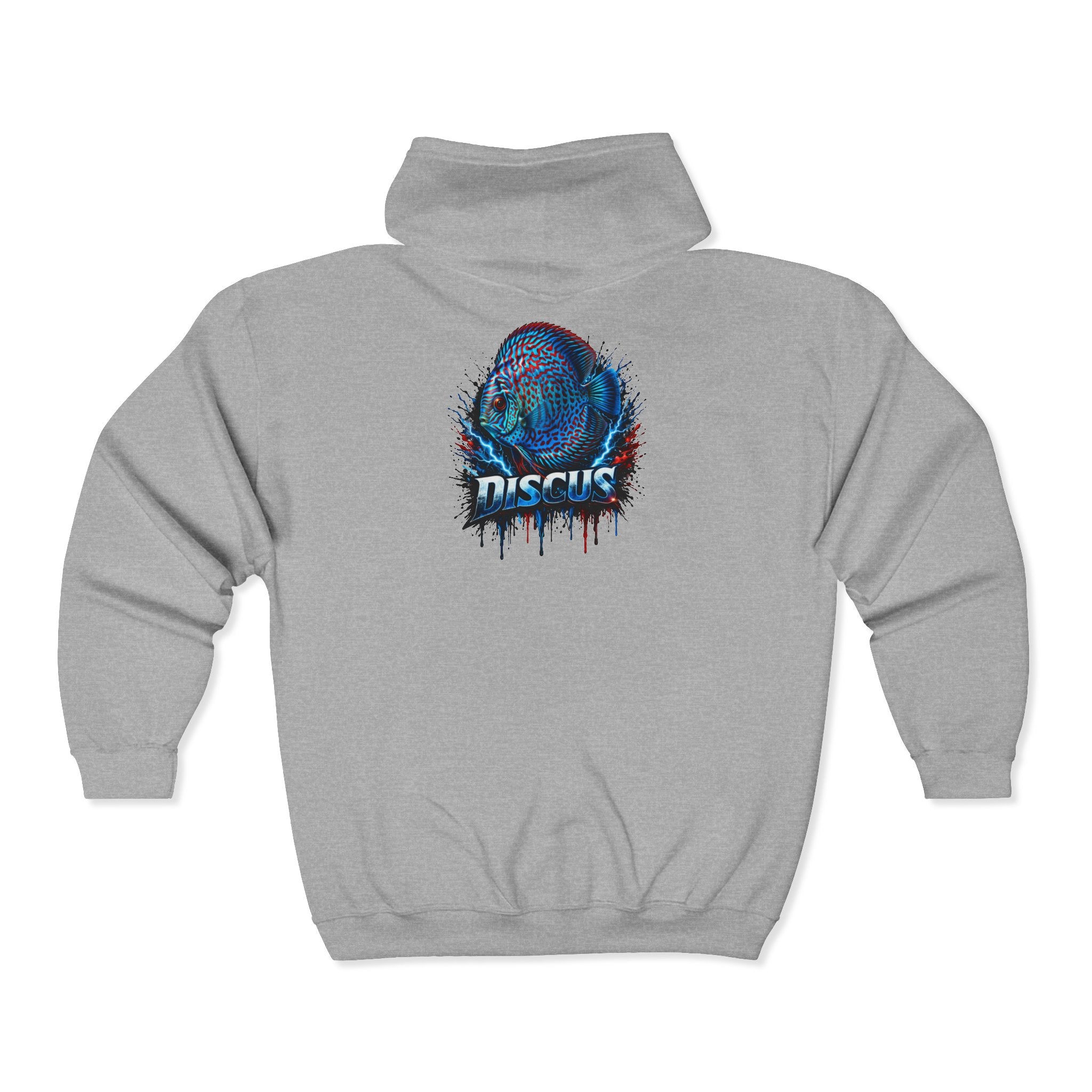 Electric Discus – Premium Full-Zip "Lightning" Hoodie