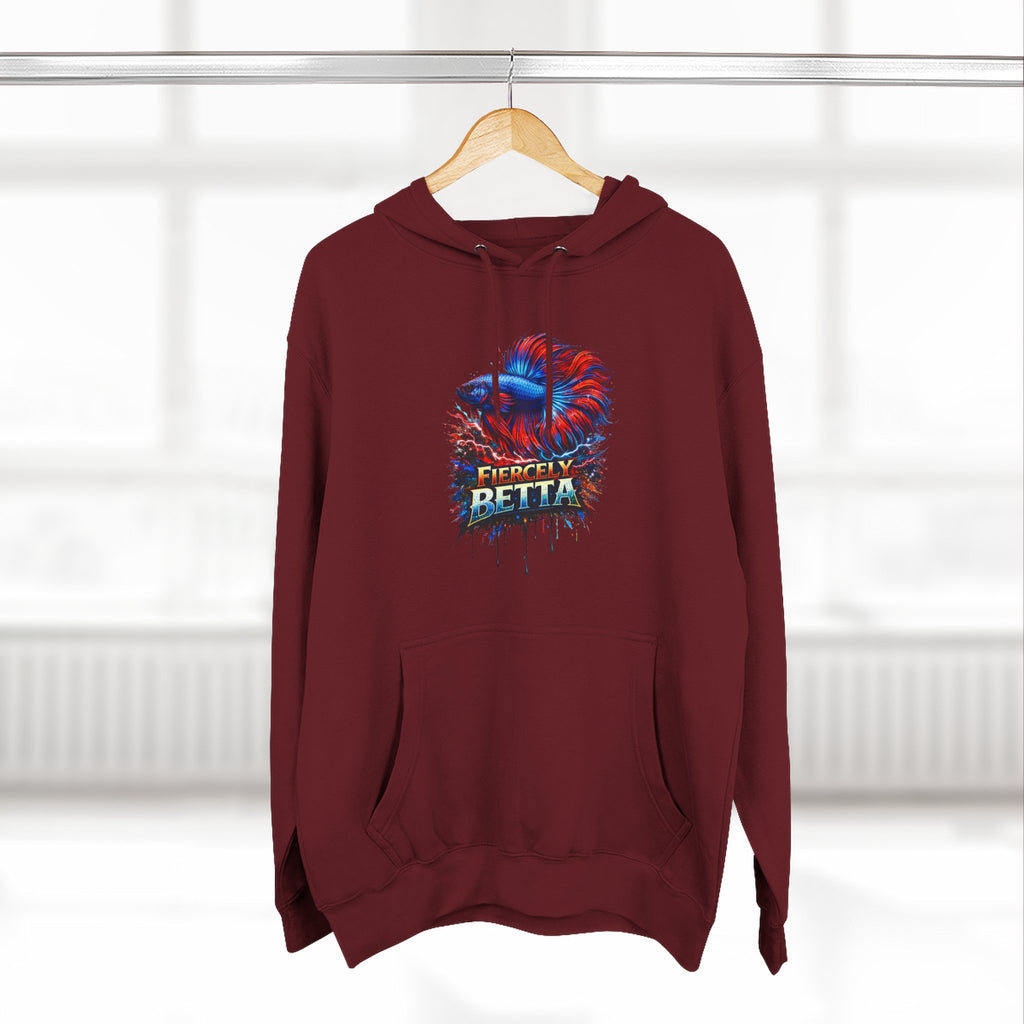 Fiercely Betta – Premium "Neon Flare" 3-End Fleece Hoodie